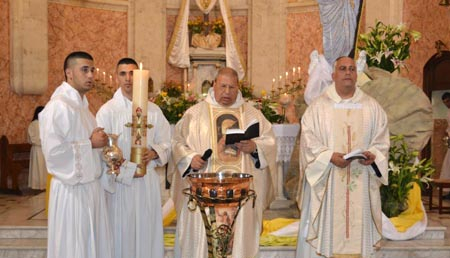 احتفالات بمناسبة عيد الفصح المجيد في الرملة